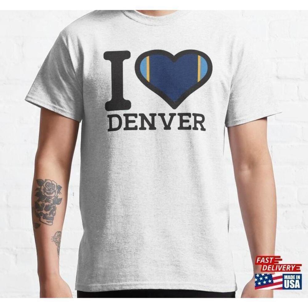 Denver Basketball Fan Pride Gift Unisex T-Shirt